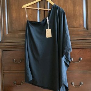 Black Dress. Size Medium. One shoulder.